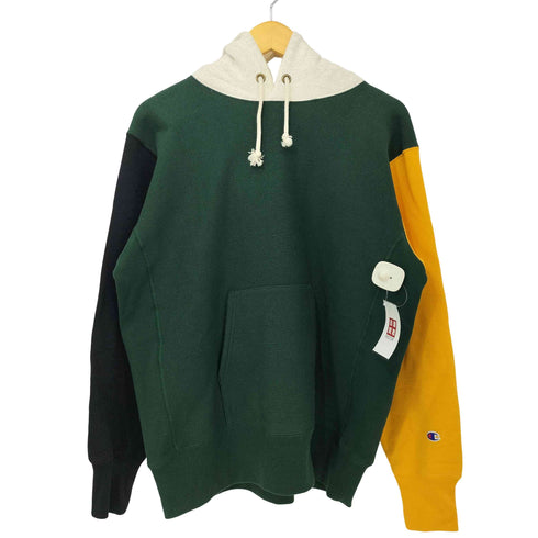 チャンピオン Champion リバースウィーブ プルオーバークレイジーパターンパーカー メンズ JPN:XL